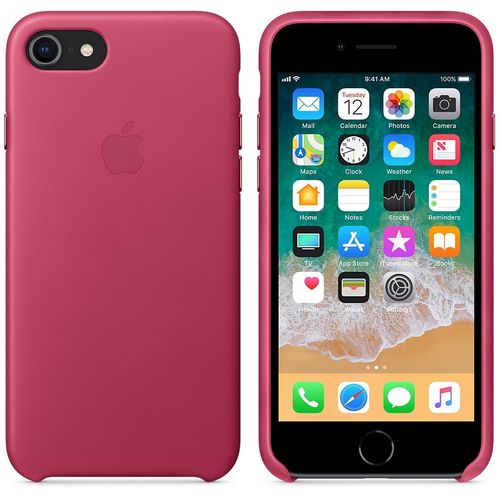 Apple iPhone 8 / 7 Leather Case - Pink Fuchsia na Arena.pl
