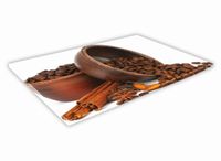 SZKLANA DESKA KUCHENNA 60x30 208d Ziarna kawy