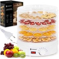 Suszarka do żywności, spożywcza do grzybów, ziół 5‑poziomowa 15 L 350 W z regulacją temperatury