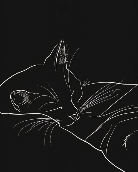 Plakat 40x50cm Nocny Spokój zdjęcie 1