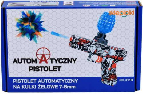 PISTOLET KARABIN NA KULKI WODNO ŻELOWE AUTOMATYCZNY ZESTAW AUTOMAT GLOCK na Arena.pl