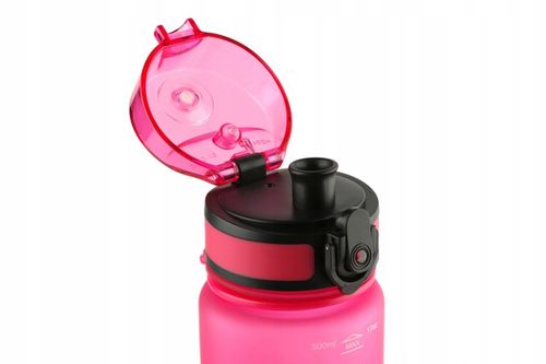 Butelka z filtrem Aquaphor City Różowa Bidon 0,5L Filtr Węglowy 3 Wkłady na Arena.pl