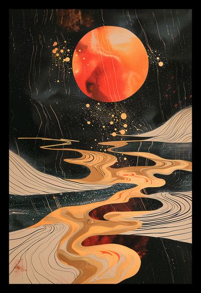 Plakat 20x30cm Planetarny Taniec zdjęcie 2