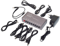 Zasilacz 8 efektów gitarowych 9V 12V 18V Harley Benton PowerPlant ISO-2 Pro