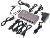 Zasilacz 8 efektów gitarowych 9V 12V 18V Harley Benton PowerPlant ISO-2 Pro