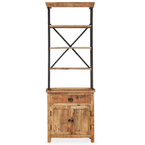 Kredens z półkami wykonany z drewna mango, 65x30x180 cm na Arena.pl