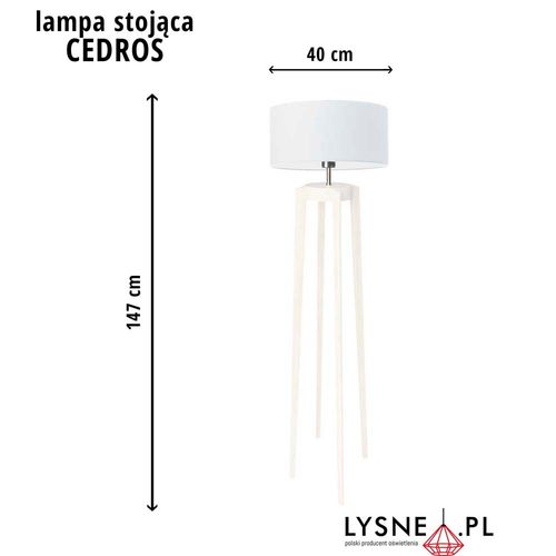 Lampa stojąca do salonu CEDROS na Arena.pl