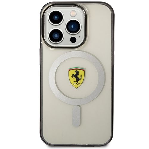 Etui Ferrari do iPhone 14 Pro Max, Przezroczysty MagSafe na Arena.pl