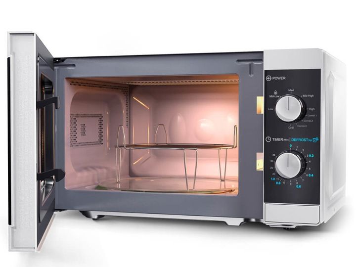 Kuchenka mikrofalowa wolnostojąca Sharp 800W grill 1000W 20L zdjęcie 7