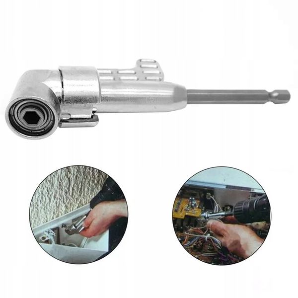 ADAPTER KĄTOWY 105° Duzy + Mały DO WKRĘTARKI 1/4" HEX zdjęcie 8