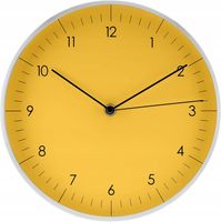 Cichy zegar ścienny z mechanizmem kwarcowym 24,8 cm LUUK LIFESTYLE