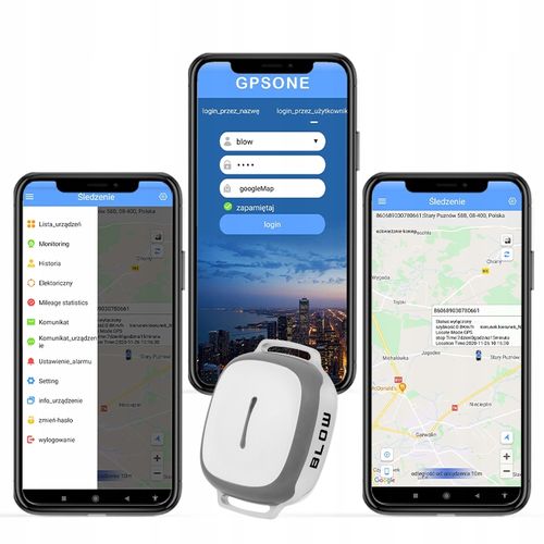 Lokalizator GPS GSM BL011 TRACKER PODSŁUCH osób zwierząt DZIECI APKA BLOW na Arena.pl