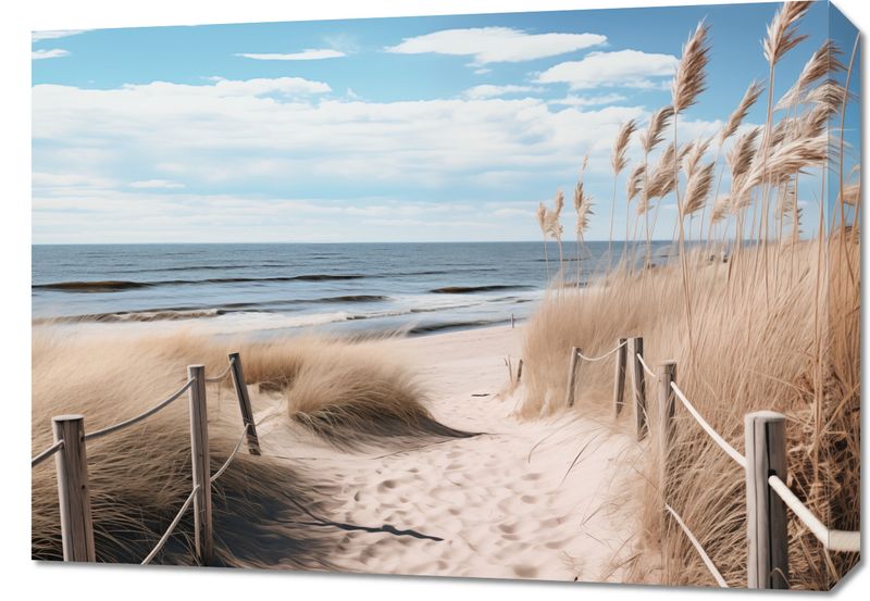 Obraz 70x50cm Nadmorski Most zdjęcie 1