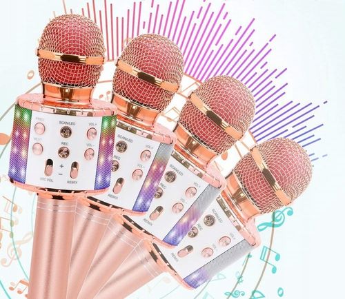 MIKROFON DLA DZIECI mikrofon KARAOKE mikrofon bezprzewodowy Z GŁOŚNIKIEM na Arena.pl