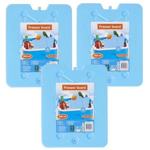 3X DUŻY WKŁAD CHŁODZĄCY 33X25CM POJEMNY DO 600ML ZESTAW NA PLAŻE WYCIECZKE na Arena.pl