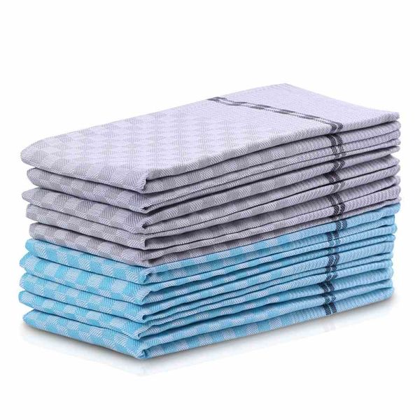 KIT/LOUIE/CHECKERED/TUQUISE&GRAY/10PACK/50x70 zdjęcie 1
