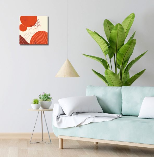 Obraz 30x30cm Ciepło Czerwieni zdjęcie 2