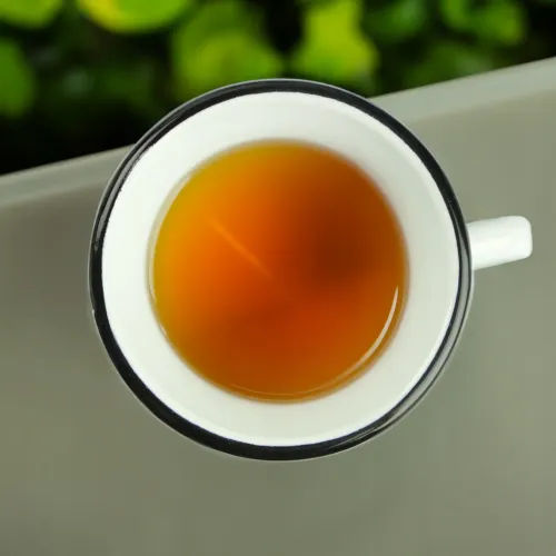 KUBEK EMALIOWANY 500ML Z UCHEM 9CM WZÓR KOTEK KRZYŚ DO KAWY HERBATY na Arena.pl