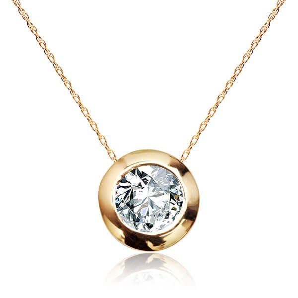 Emaga Złoty naszyjnik NZD4750 - Diament zdjęcie 1