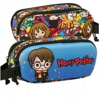 Piórnik Szkolny Dziecięcy Saszetka Dwie Komory Harry Potter 3d Hogwart