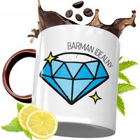 Kubek Bordowy Dla Barmana Na Urodziny Prezent Z Nadrukiem Ze Zdjęciem