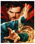 Malowanie po numerach, Czarodziej 40x50 cm