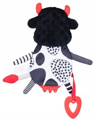 BaliBaZoo KONTRASTOWA KROWA Zabawka dla niemowląt Szeleścik Gryzak 0m+ na Arena.pl