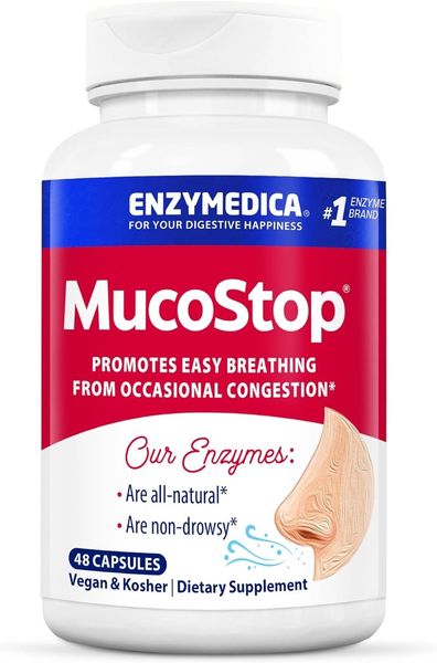 ENZYMEDICA MucoStop (48 kaps.) zdjęcie 1