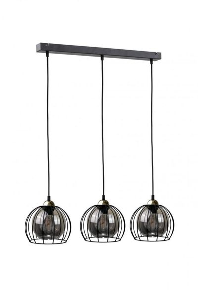Lampa wisząca 3xE27 SOLO BLACK/GOLD zdjęcie 1