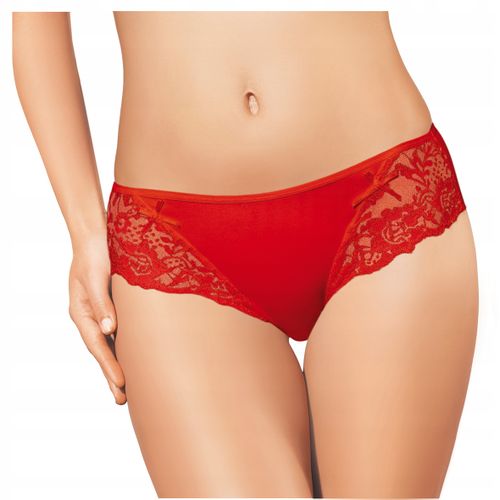 Ewana 023 Klasyczne Figi z Mikrofibry Czerwony L na Arena.pl