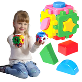 Kostka Edukacyjna Sorter Kształtów Układanka 1882