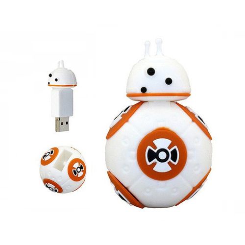 PENDRIVE USB SZYBKI FLASH DRIVE ULTRA PAMIĘĆ ZAWIESZKA POSTAĆ Z FILMU BB8 8GB na Arena.pl