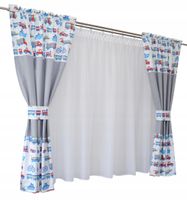 Kpl firana dziecięca autka city dla chłopca