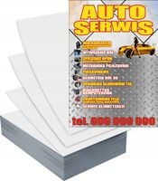 Ulotki A4 5000szt reklamowe firmowe dużo wzorów AUTO SERWIS