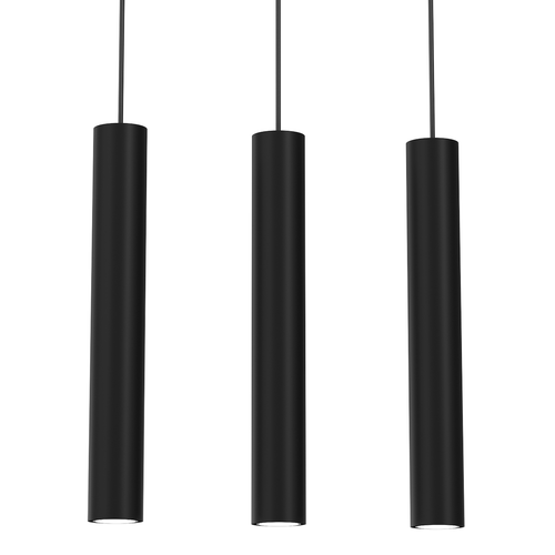 Lampa wisząca HUDSON BLACK 3xGU10 na Arena.pl
