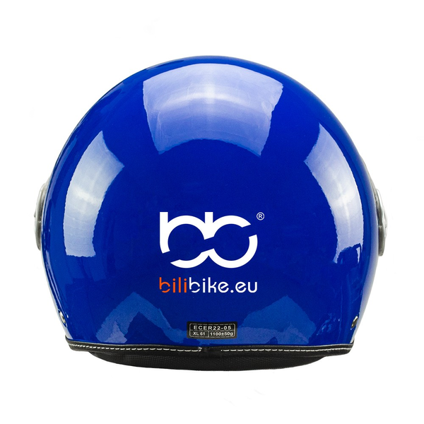 Kask na skuter motocyklowy otwarty BB 592 S niebieski zdjęcie 7