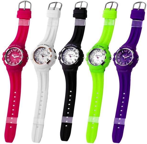 Xonix Wskazówkowy zegarek, damski model, wypukłe cyfry 3D, podświetlenie, WR 100M na Arena.pl