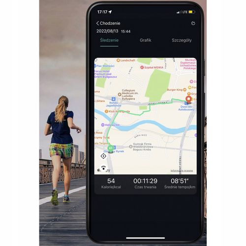 Smartwatch niktrade 206475666 czarny na Arena.pl