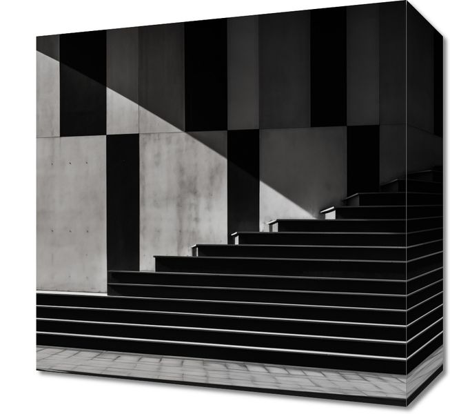 Obraz 30x30cm Geometria w Architekturze zdjęcie 1