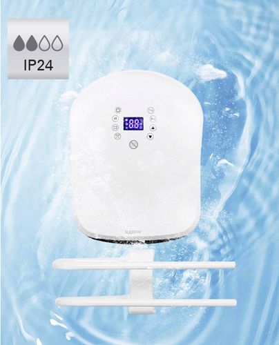 Grzejnik elektryczny ŁAZIENKOWY szybkonagrzewający 2000W IP24 TIMER na Arena.pl