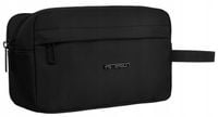 Kosmetyczna męska Peterson saszetka na kosmetyki podróżna z uchwytem czarna