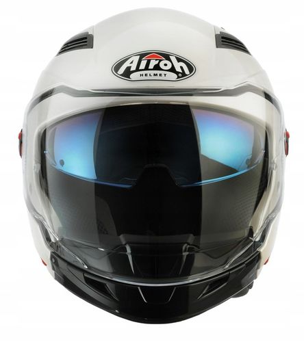Kask Motocyklowy Z Wypinaną Szczęką Airoh Executive White Gloss Roz. XL na Arena.pl