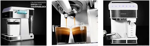 Kolbowy ekspres ciśnieniowy Cecotec Power Espresso Bianco na Arena.pl