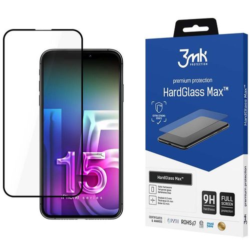 Szkło Hartowane do 3MK HARD GLASS MAX IPHONE 15 PRO na Arena.pl