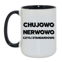 Duży Biało-Czarny 450 ml