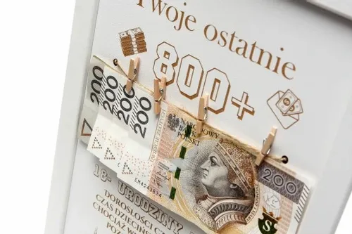 RAMKA prezent 18 URODZINY widzisz TWOJE ostatnie 800+ plus na Arena.pl