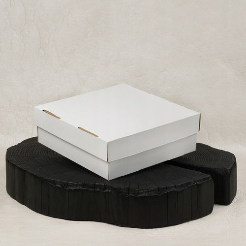 Pudełko karton na muffiny pączki 30x30x10 cm białe opakowanie BARDZO MOCNE na Arena.pl