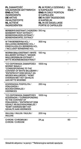 suplement diety 60 kapsułek sugar control qi-nu na Arena.pl
