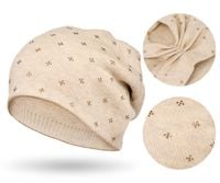 czapka ptn hat-04-7606 beige