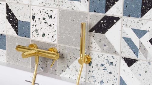 Loka zestaw prysznicowy punktowy, biały mat na Arena.pl